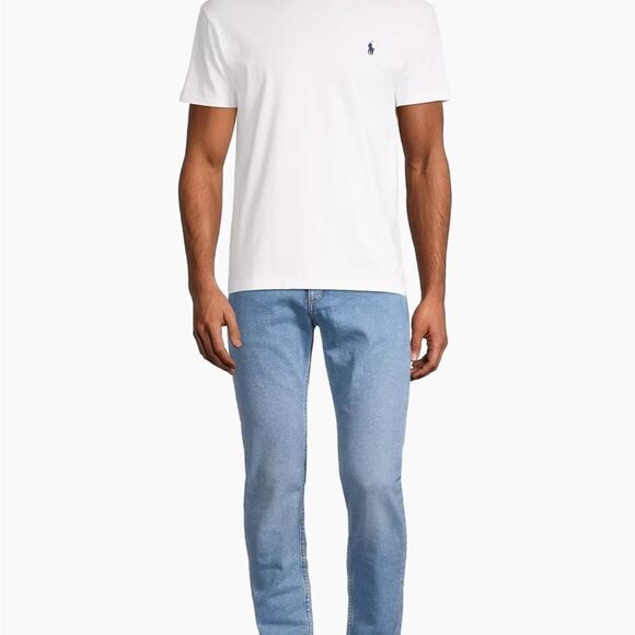 Polo Ralph‎ Lauren Jersey Crewneck Classic-Fit T-shirt white NWT in pkg - Picture 4 of 8